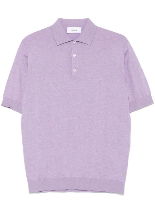 Lardini polo en coton - Violet - Lardini - Modalova