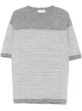 Lardini fine-knit T-shirt - Grey
