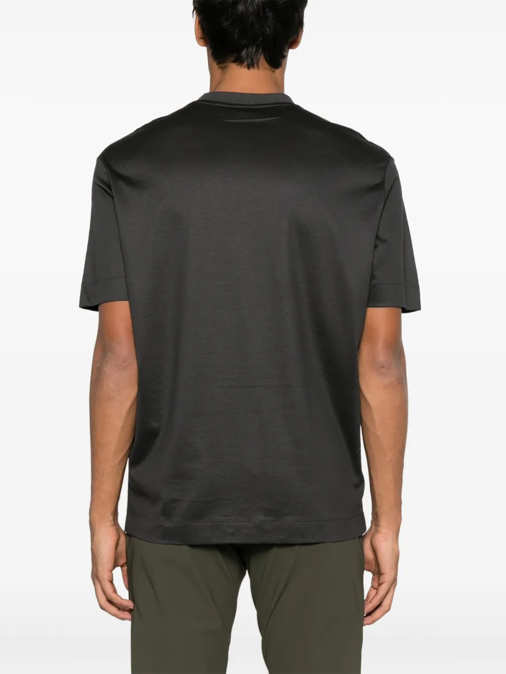 Emporio Armani T-shirt met logoprint Zwart