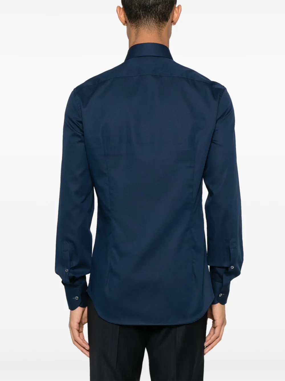 Corneliani Katoenen overhemd Blauw