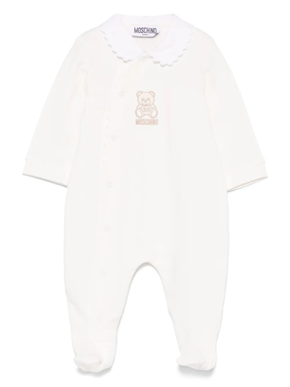 Moschino Kids Pyjama met teddybeerprint Wit