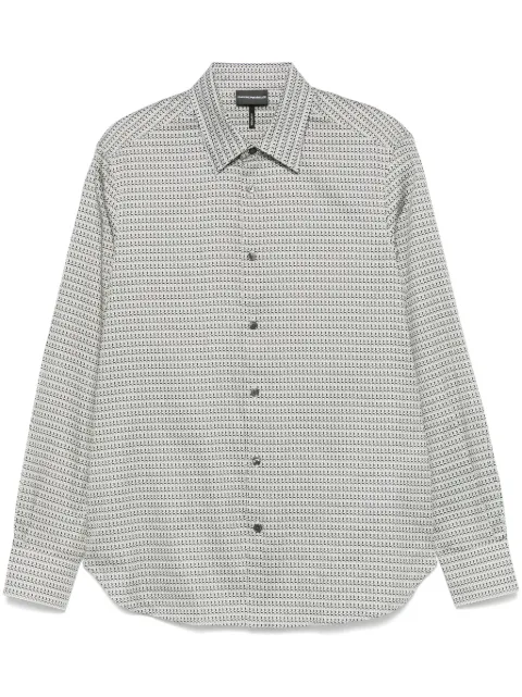 Emporio Armani geometric-print shirt
