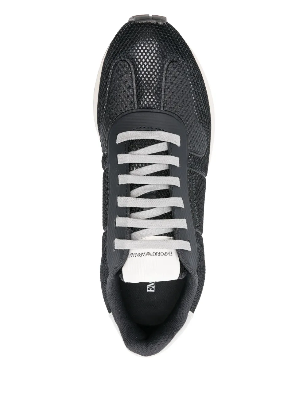 Emporio Armani Mesh sneakers Blauw