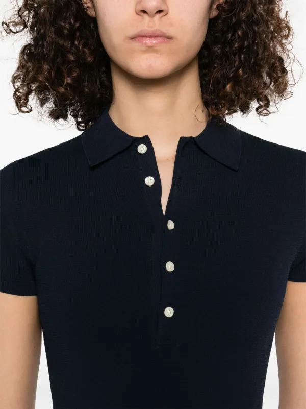 Polo Ralph Lauren プリーツ ポロワンピース | ブルー | FARFETCH JP