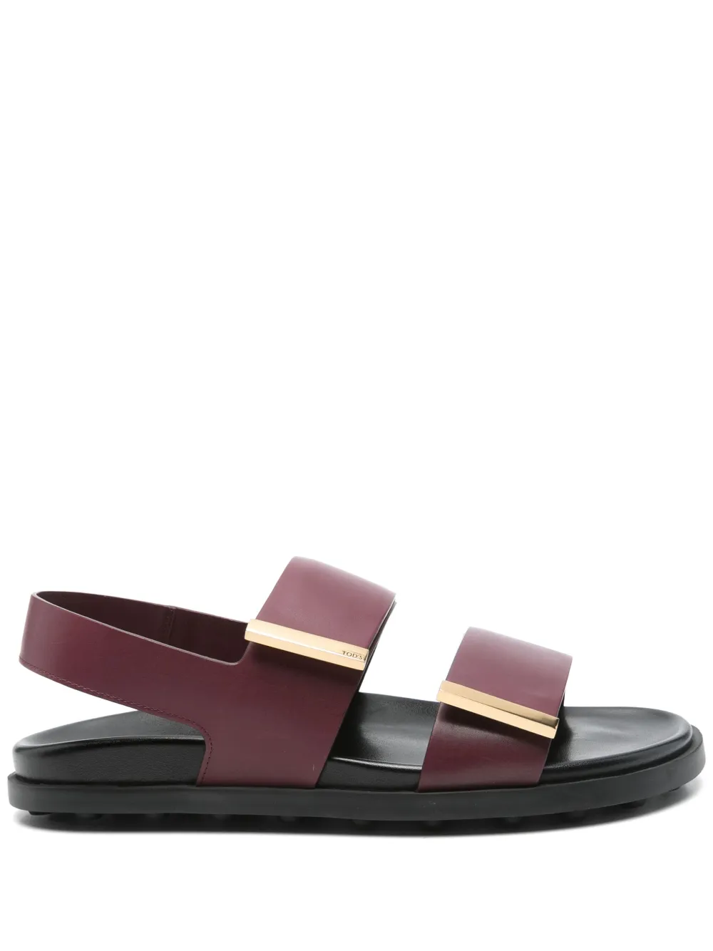 Tod's leather sandals Purple