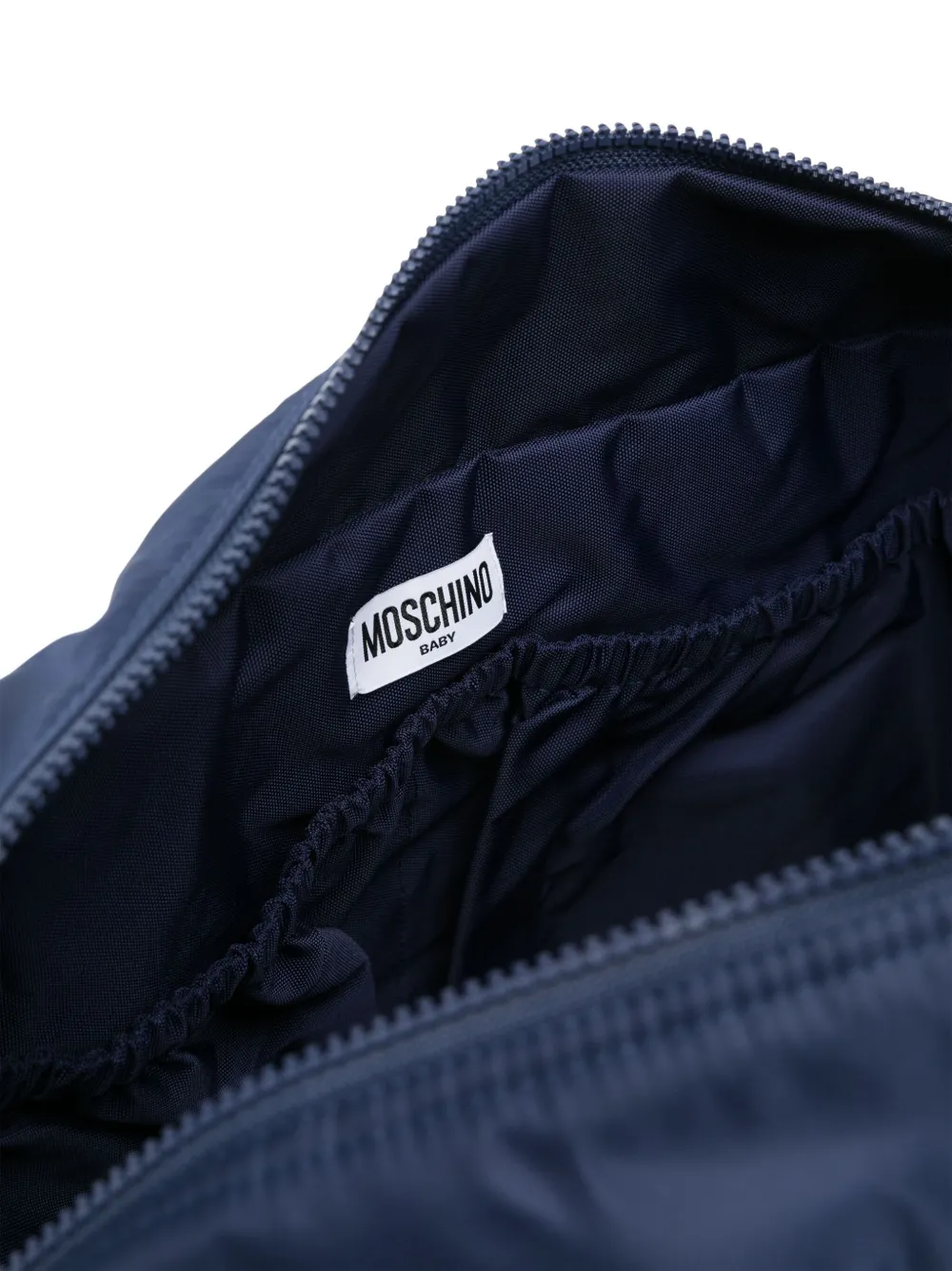 Moschino Kids Luiertas met teddybeerprint Blauw