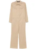 Federica Tosi twill jumpsuit - Neutrals