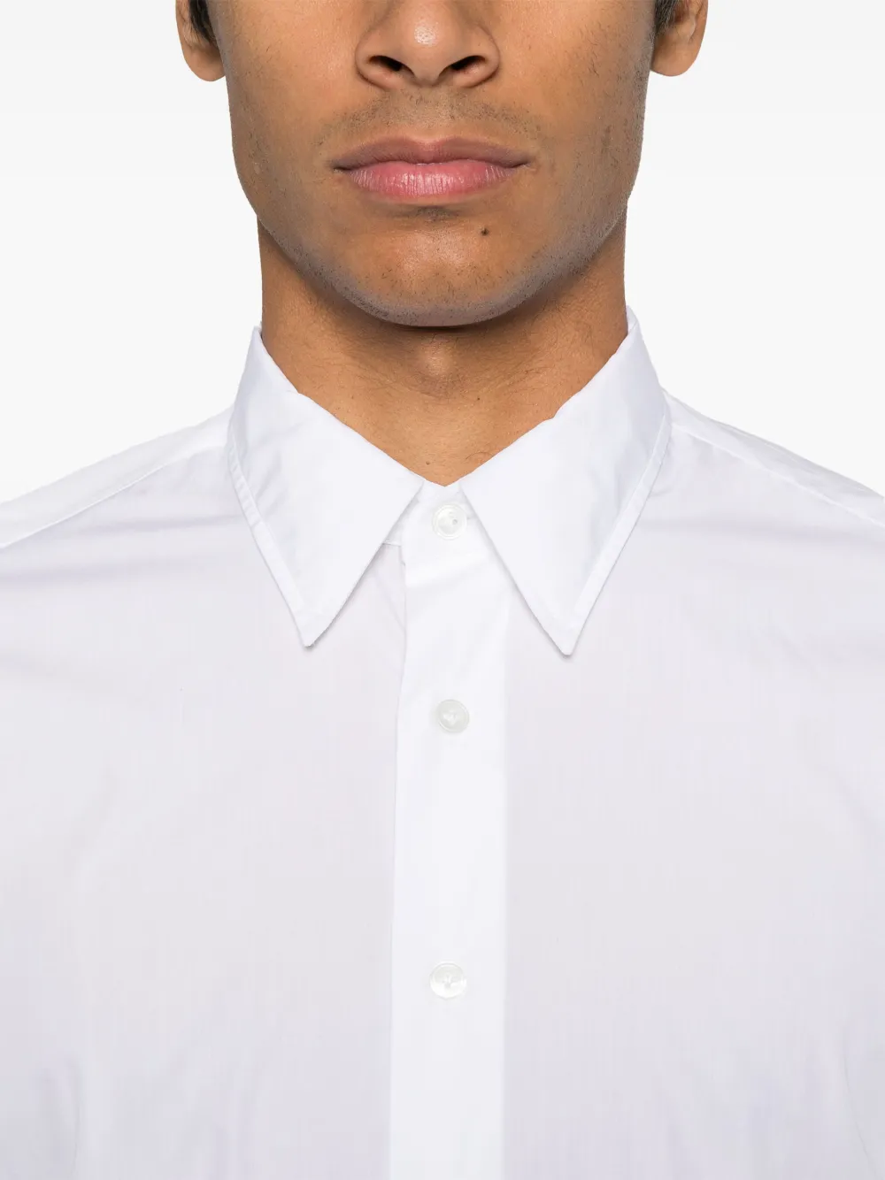 Lardini Popeline overhemd Wit