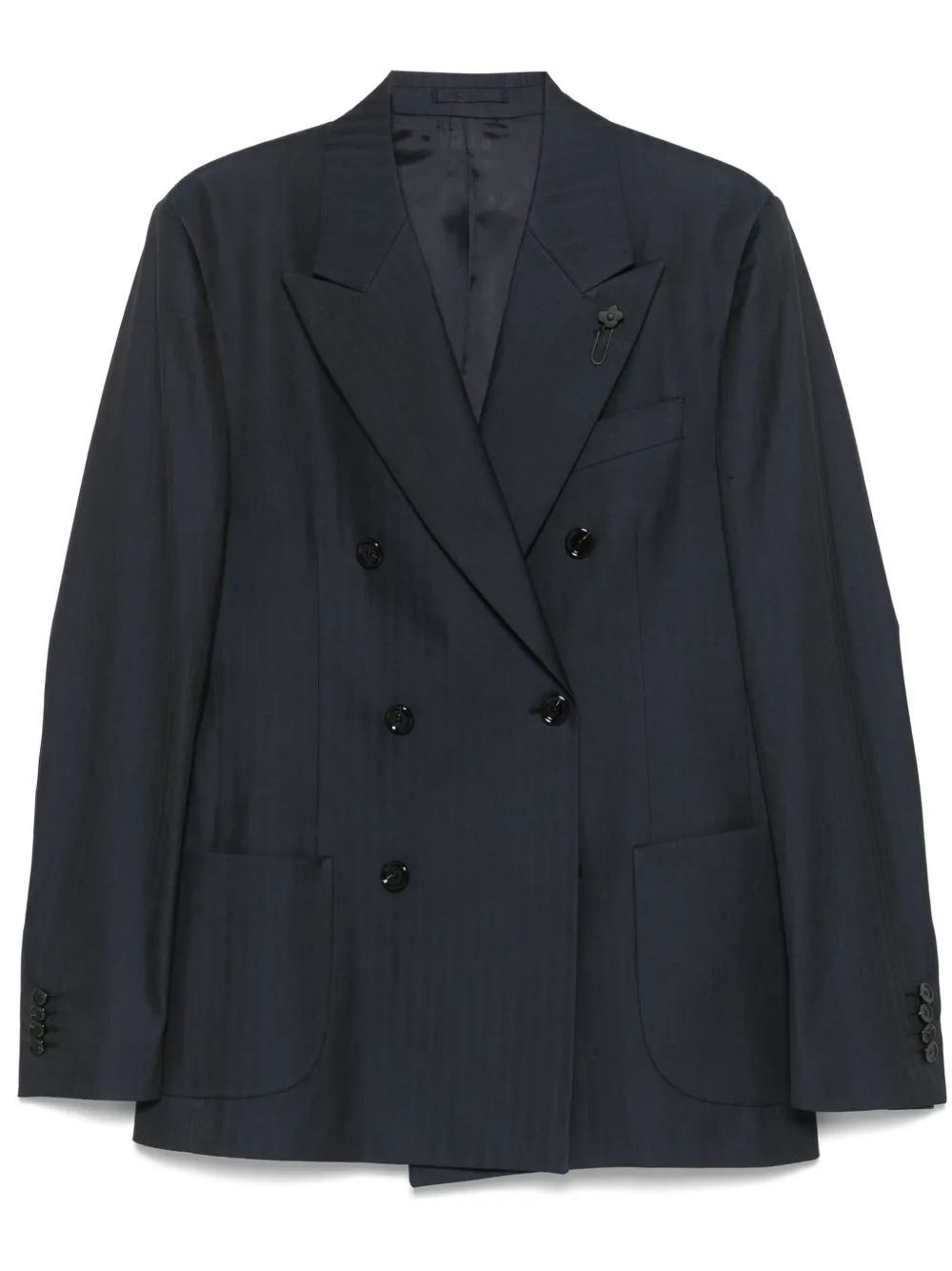 Lardini striped blazer | Blue | Image 1
