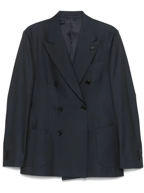 Lardini blazer con motivo de rayas