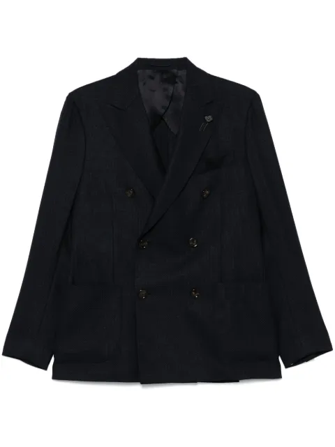 Lardini double-breasted blazer