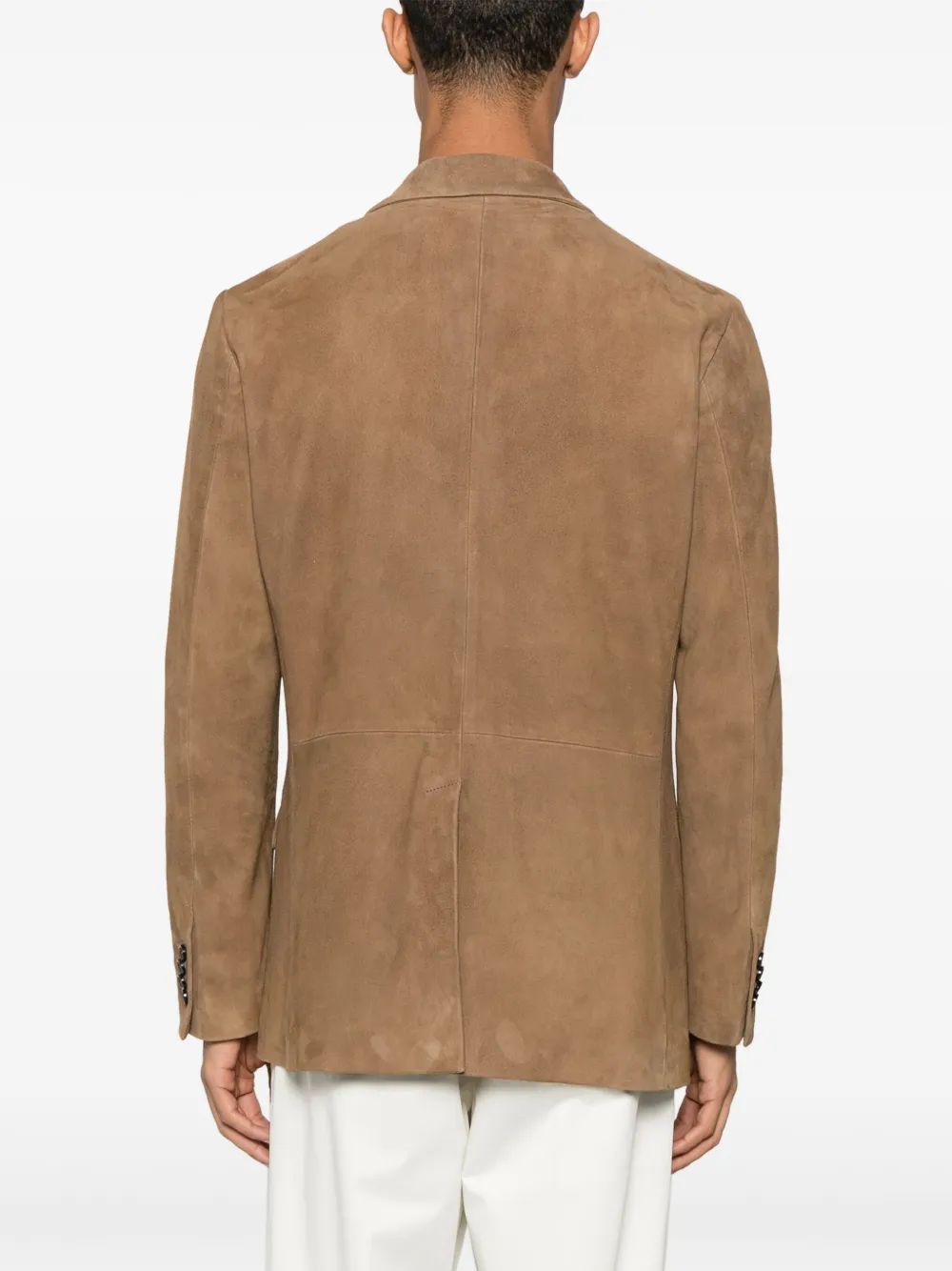 Lardini Suède blazer Bruin
