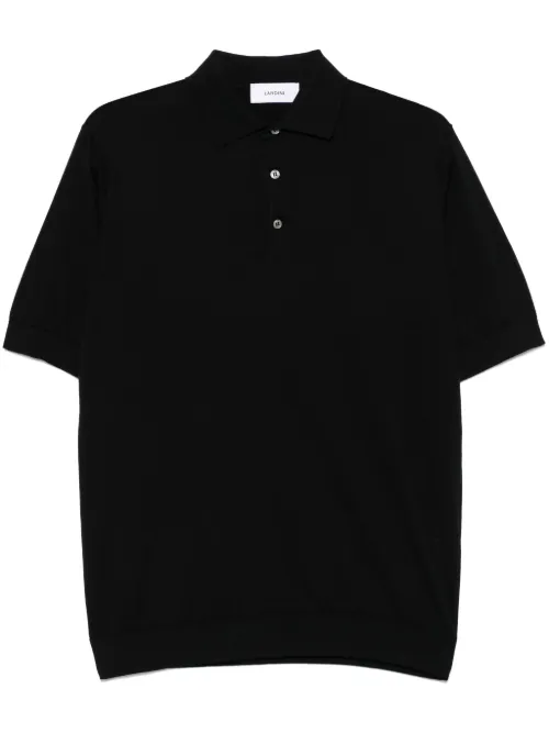 Lardini polo en coton - Noir - Lardini - Modalova