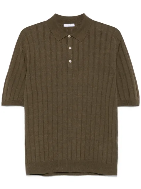 Boglioli ribbed polo shirt 