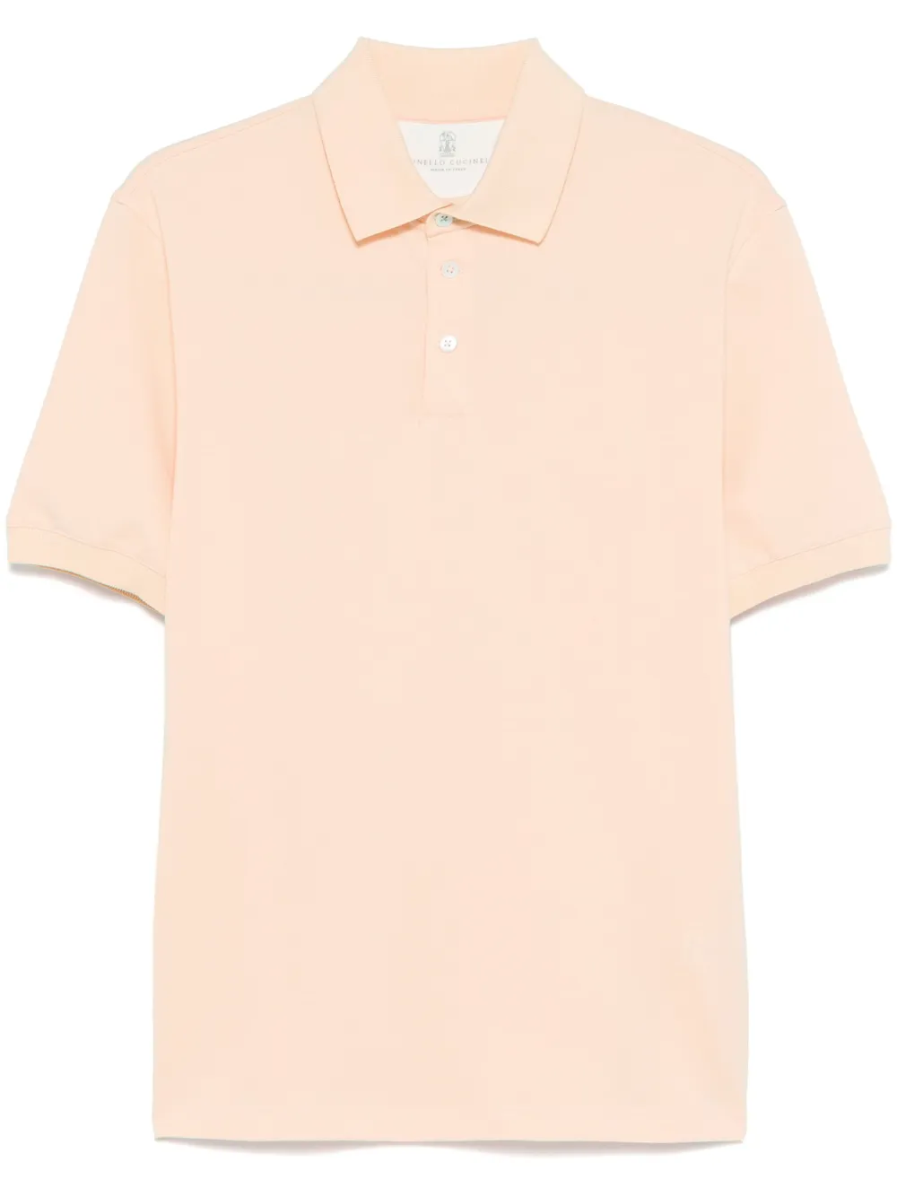 Brunello Cucinelli Piqué poloshirt Oranje