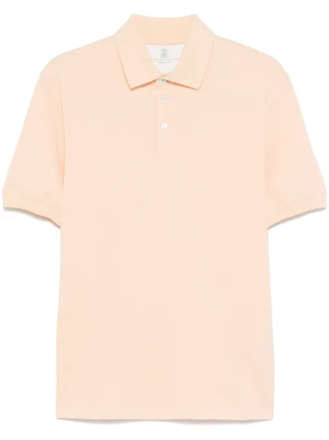Brunello Cucinelli piqué-weave polo shirt
