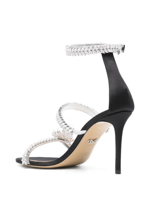 MACH & MACH 95mm Lotus Flower sandals R25S091295CRP - 2