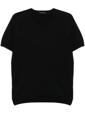 Tシャツ・カットソー TAGLIATORE Men T-shirt Black KEYSPWE2509 NERO Tagliatore T-Shirts for Men - Shop Now on FARFETCH