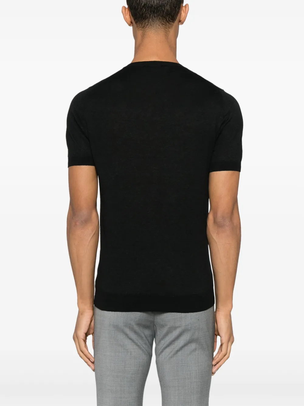 Tagliatore Josh T-shirt - Zwart