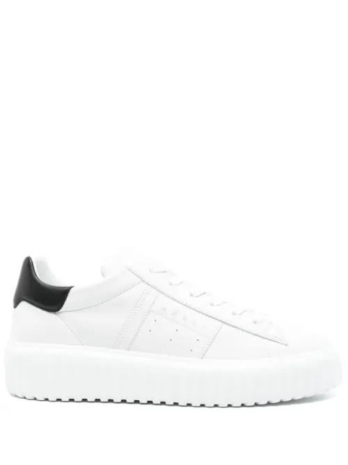 Baskets H-Stripes en daim - Hogan - Modalova