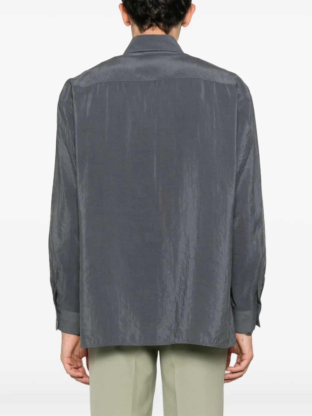 LEMAIRE Camicia con design attorcigliato | grigio | Image 1