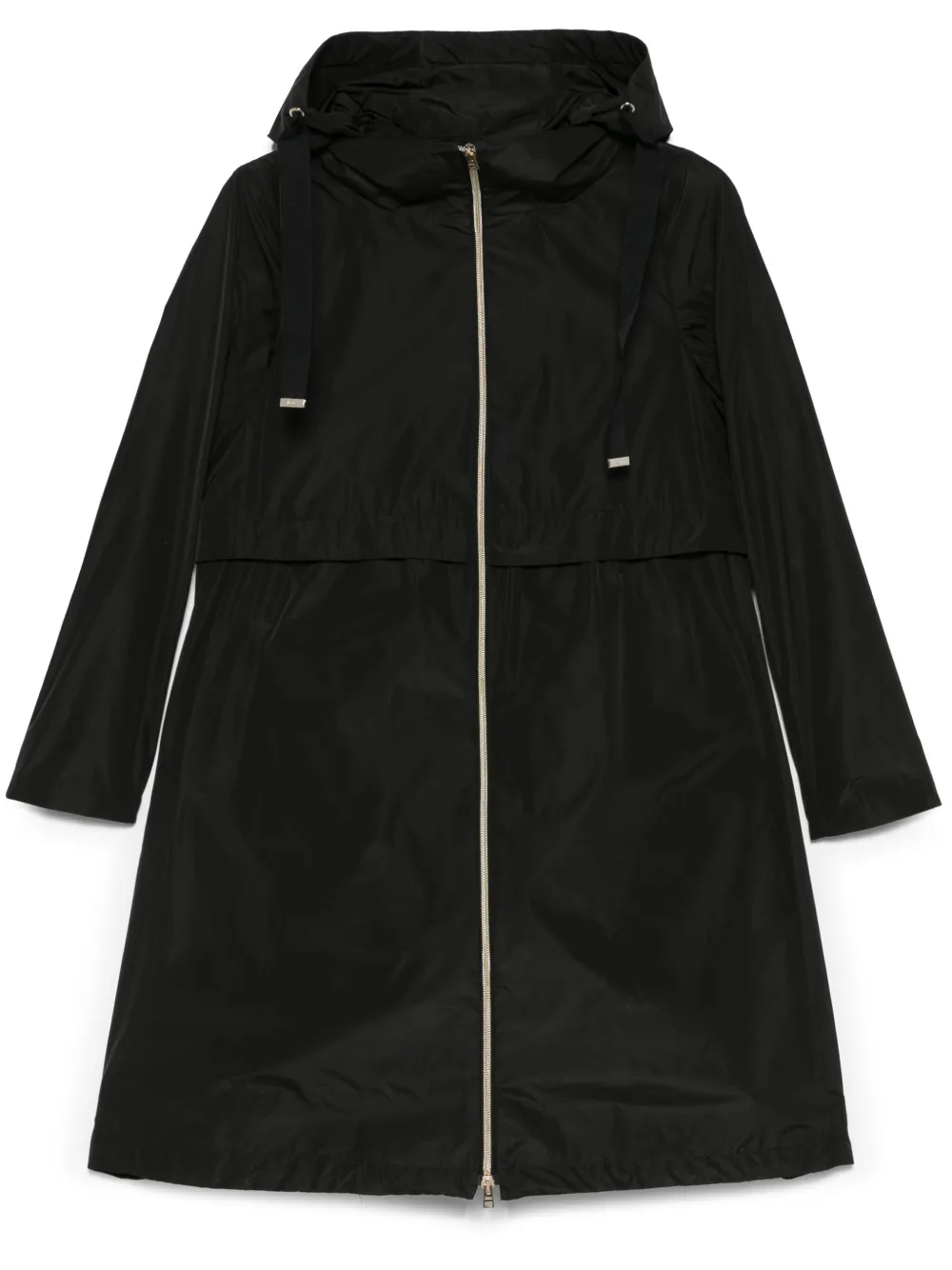 Herno Regenjas met capuchon Zwart
