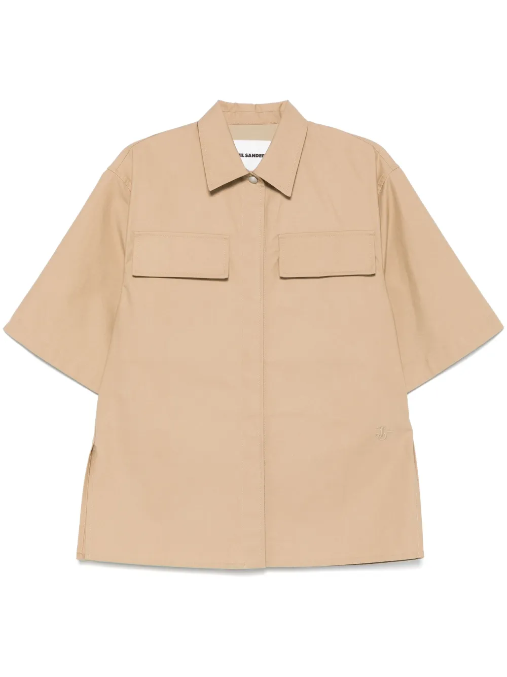 JIL SANDER+ camisa de algodón | marrón | Image 1