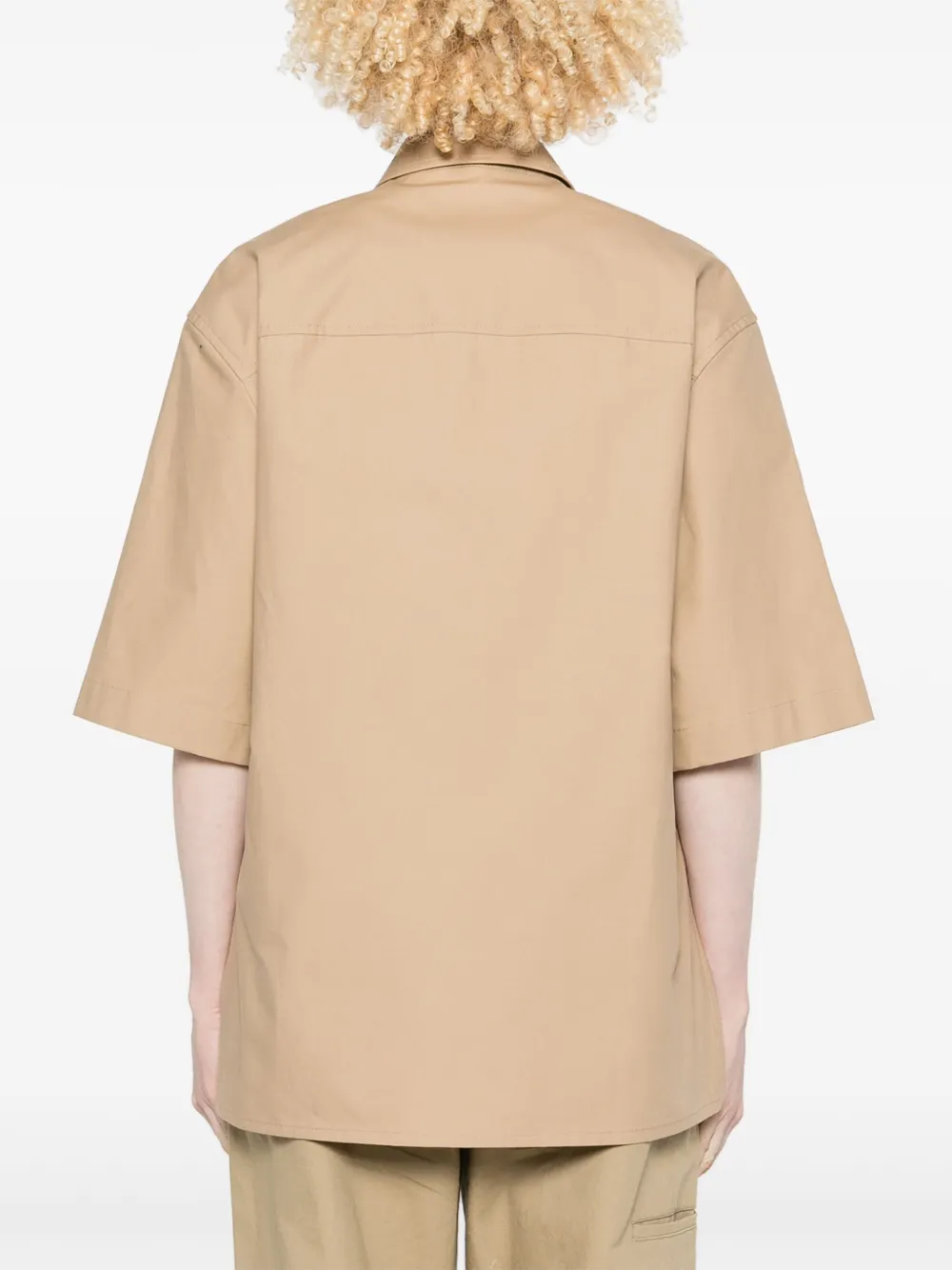 JIL SANDER+ Katoenen overhemd Bruin