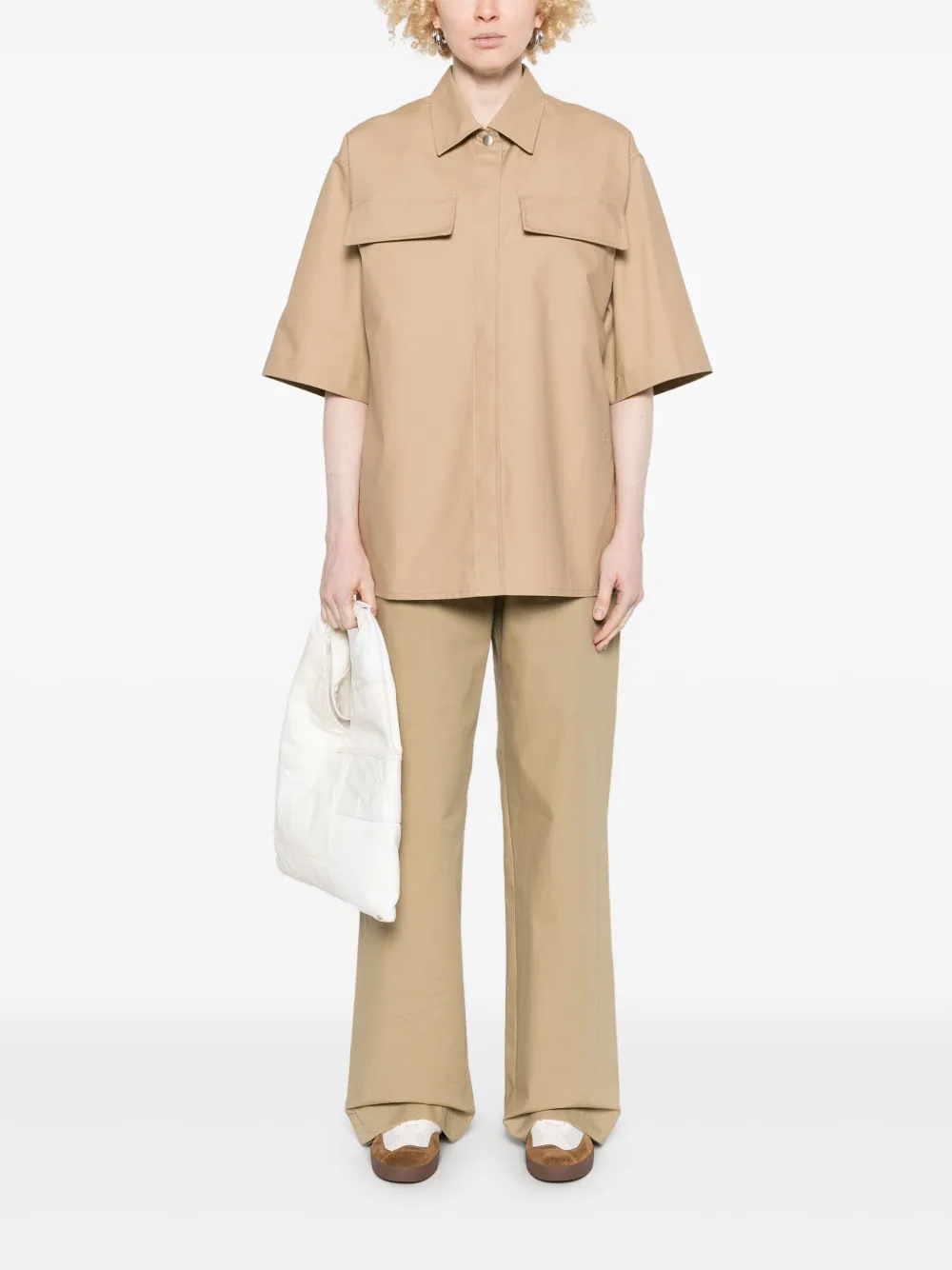 JIL SANDER+ cotton shirt - Bruin