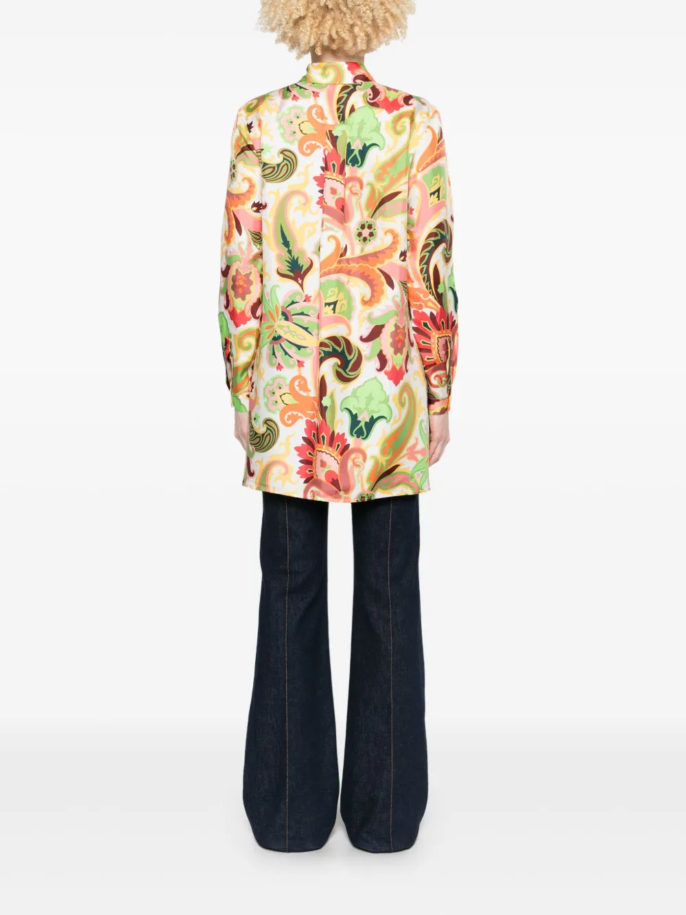 ETRO Blouse met paisley-print Wit