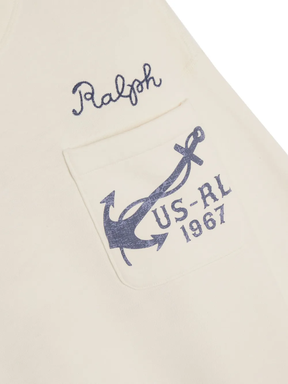 Polo Ralph Lauren Sweater met geborduurd logo Beige