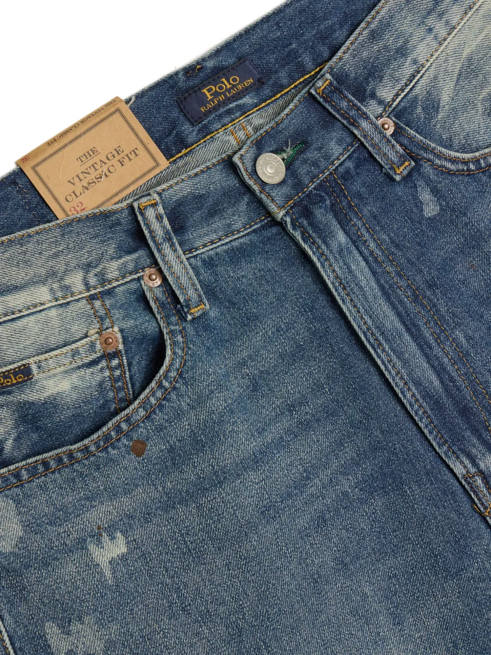 Polo Ralph Lauren Denim shorts met zakken Blauw