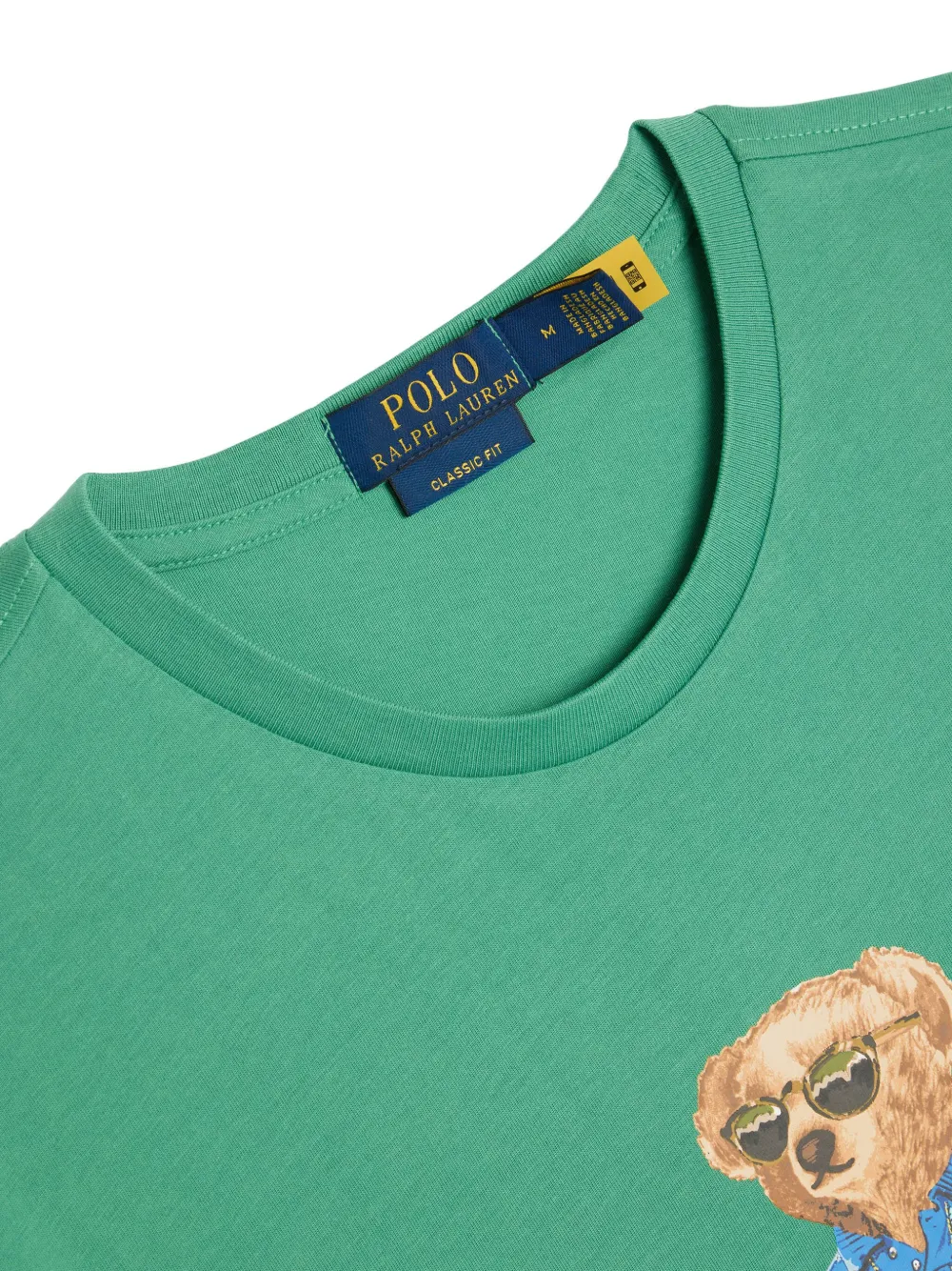 Polo Ralph Lauren T-shirt met beerprint Groen