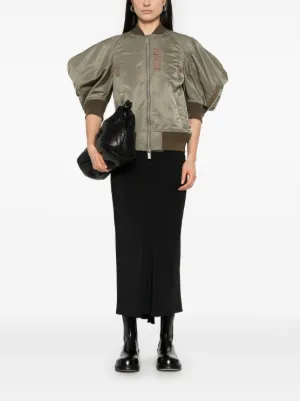 sacai サカイ ロング・マキシ丈スカート 2(M位) 0357925Y0108 sacai - sacai サカイ ロング・マキシ丈スカート 2(M位) 黒x白