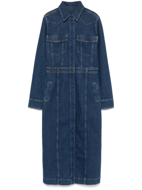 7 For All Mankind vestido midi Luxe