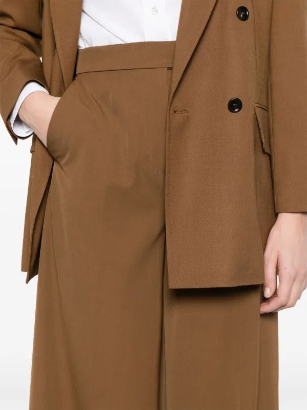 パンツ MAX MARA Women Palazzo Pants NINFA 330 003 BROWN Max Mara Ninfa Palazzo Pants | Brown | FARFETCH
