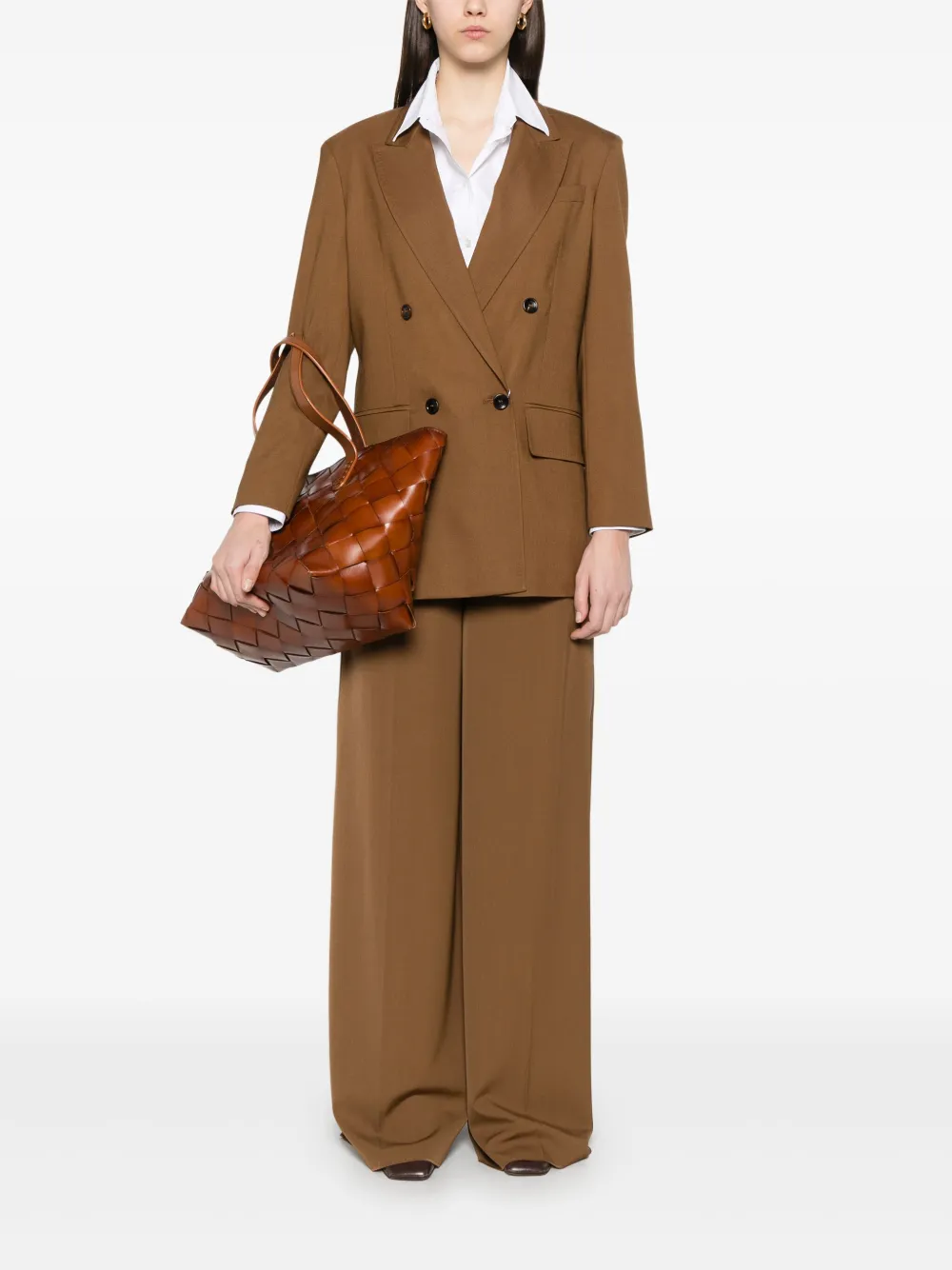 Max Mara Ninfa palazzo broek - Bruin