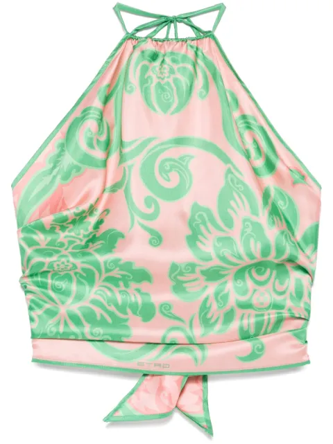 ETRO floral-print top  
