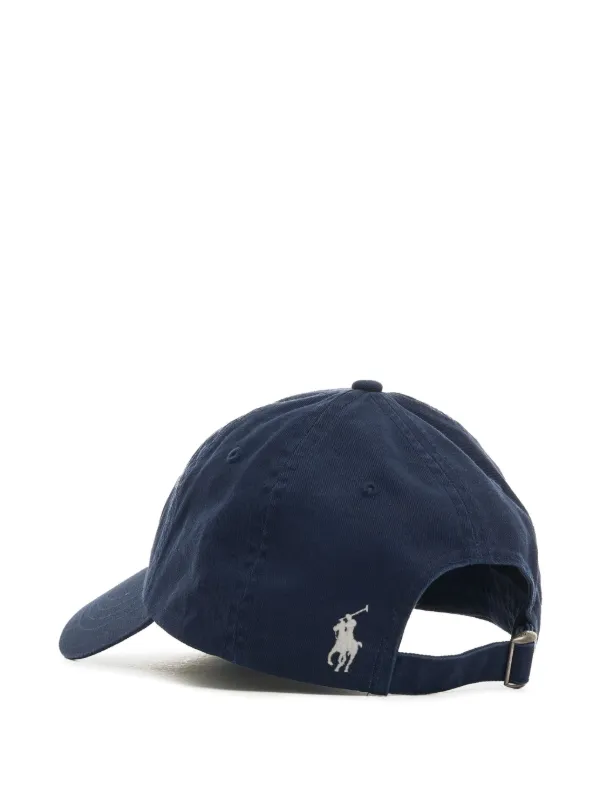 Polo Ralph Lauren logo-embroidered Cap | Blue | FARFETCH JO