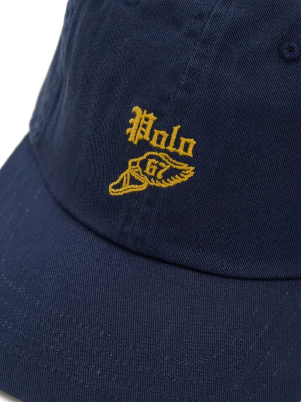 Polo Ralph Lauren Embroidered Twill Ball Cap | Blue | FARFETCH AO