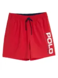 Polo Ralph Lauren logo-print swim trunk - Red