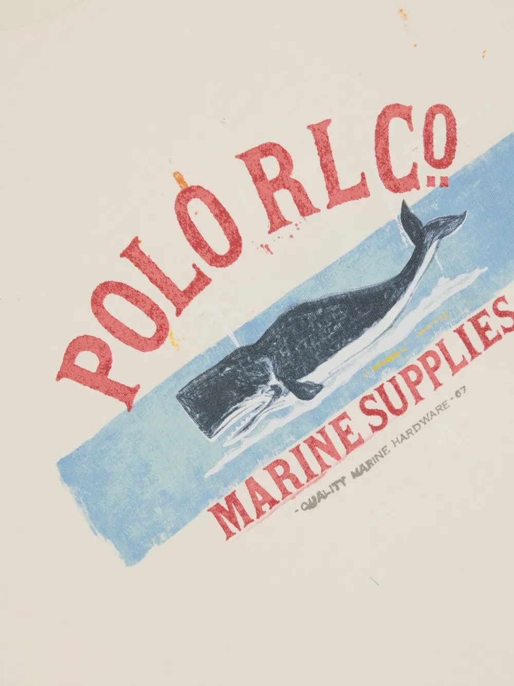Polo Ralph Lauren T-shirt met grafische print Beige