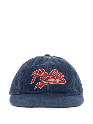Polo Ralph Lauren Polo Script Baseball Bap | Blue | FARFETCH