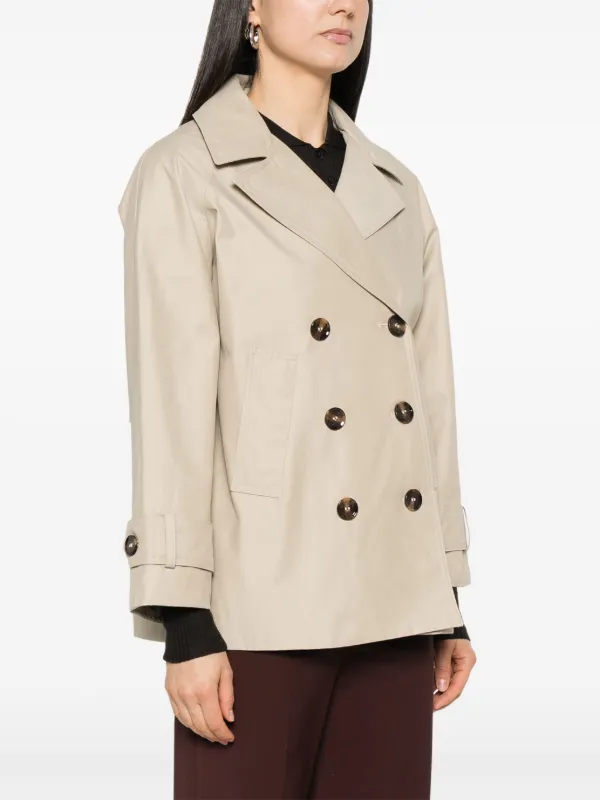 All Saints Maisy Denim Jacket Barbour Maisy Coat Neutrals