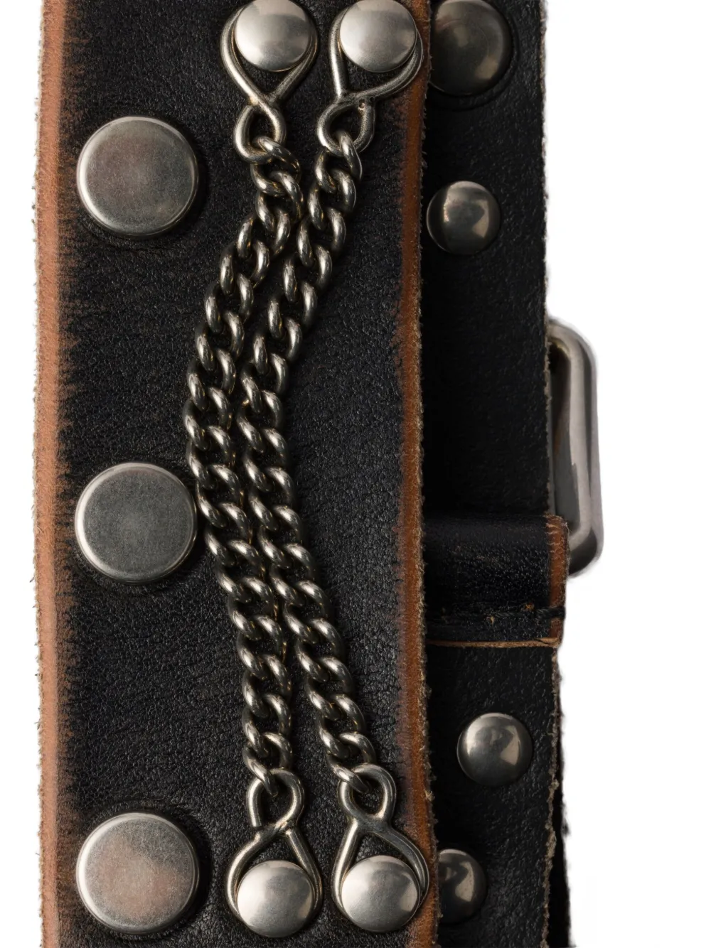 Prada Riem met studs - Zwart