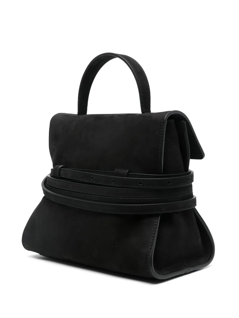 Moschino Kleine Tie Me shopper Zwart