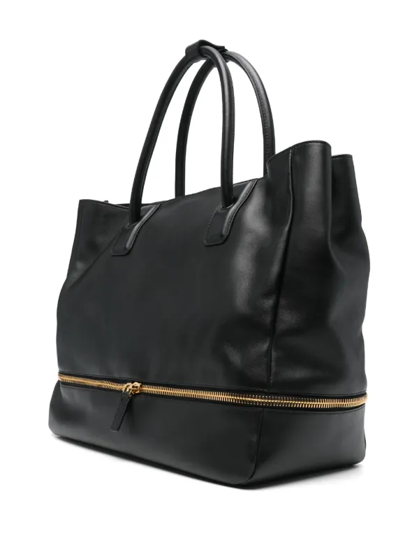 Moschino レザー トートバッグ | ブラック | FARFETCH JP
