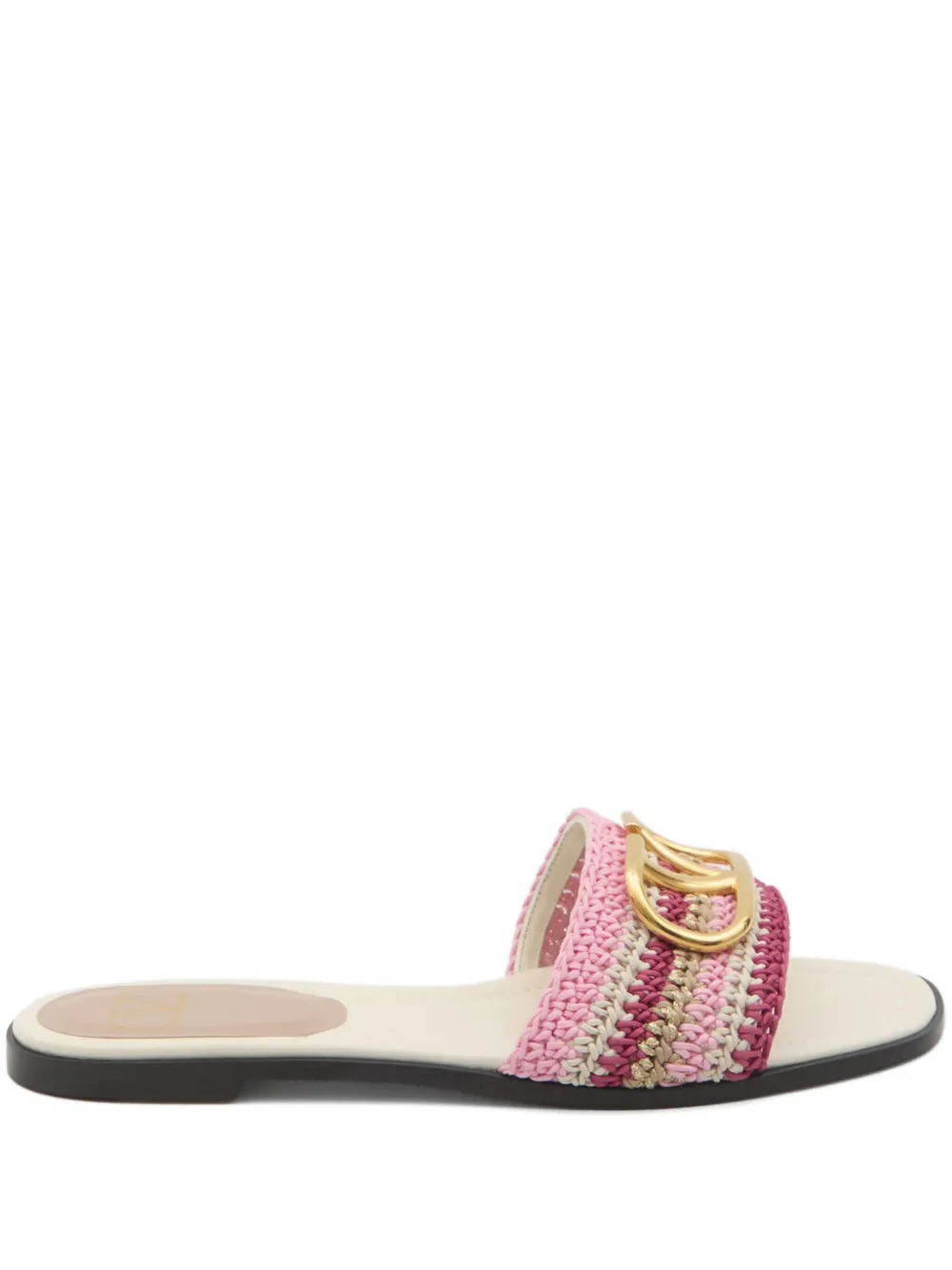 Valentino Garavani VLogo slippers Roze