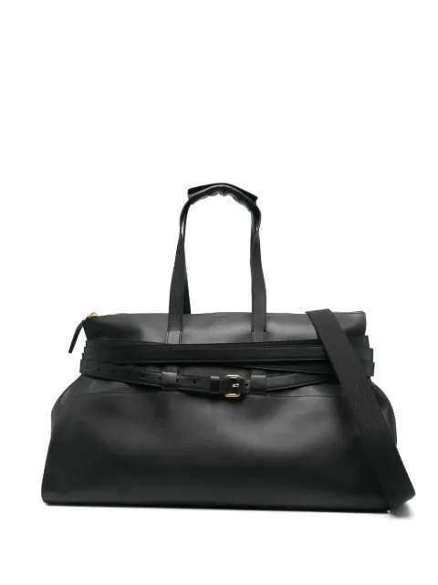 Moschino leather holdall