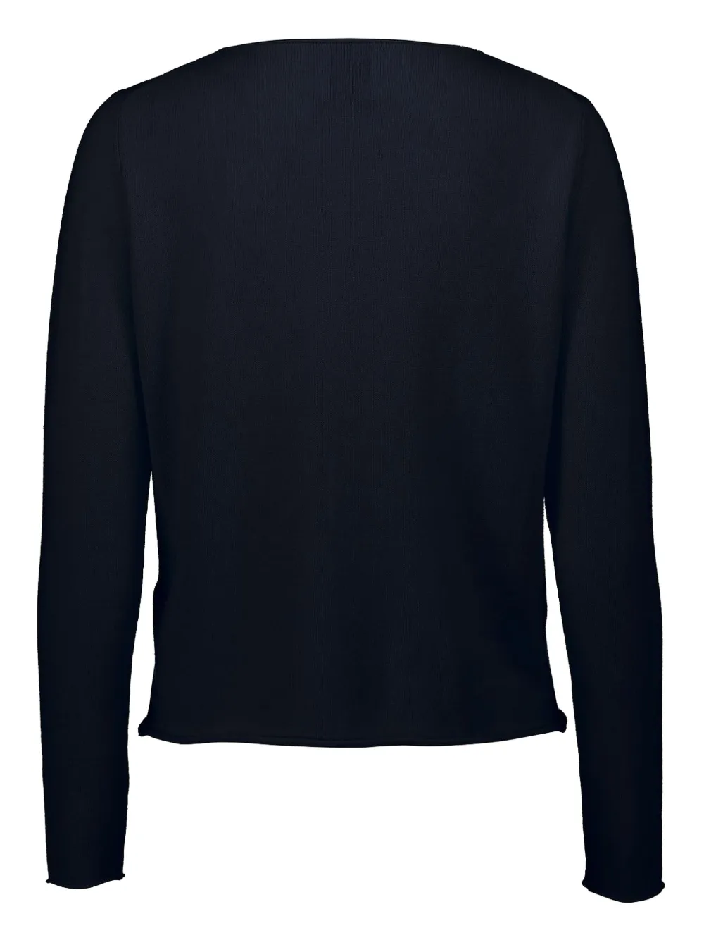 Allude slash-neck sweater - Zwart